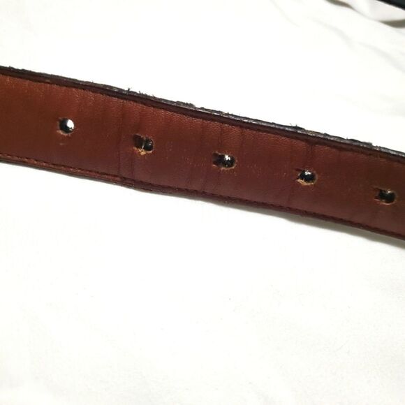 Jo's A Bank Black Leather Belt Size 42 - Picture 7 of 7